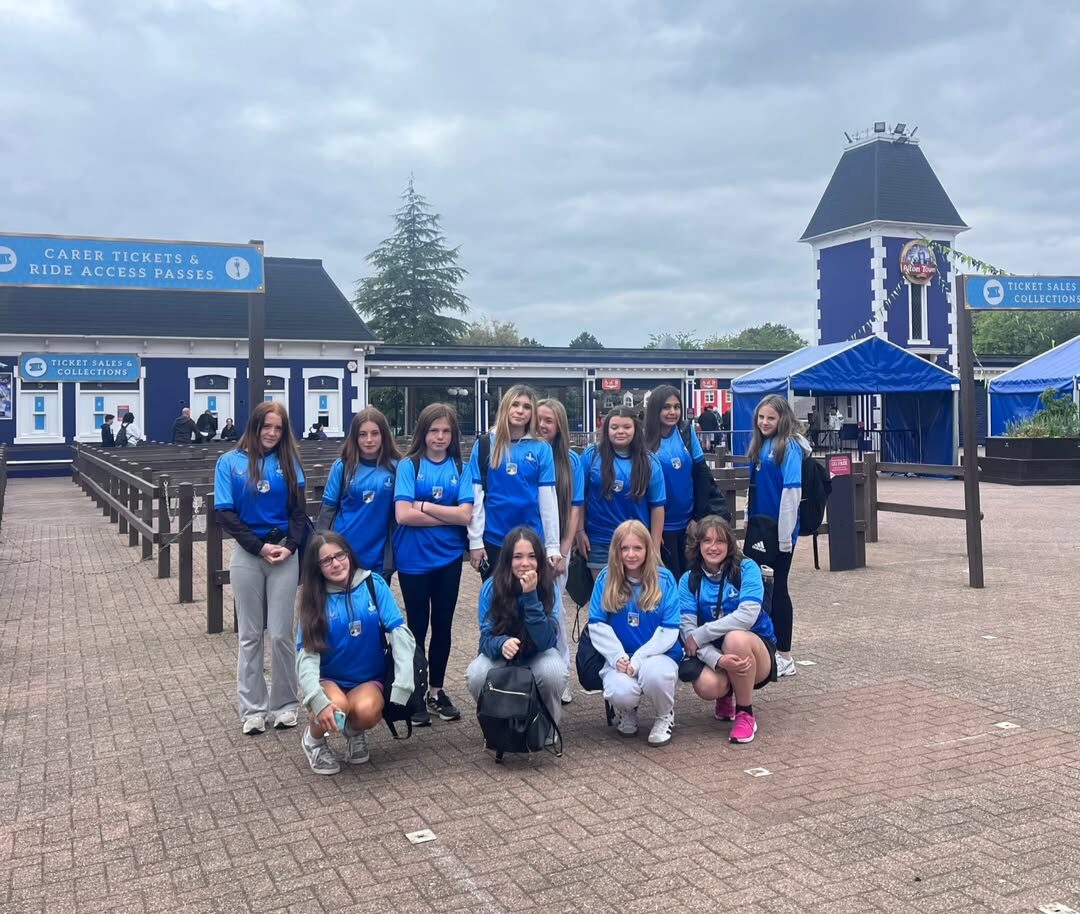 Team photo at Alton Towers