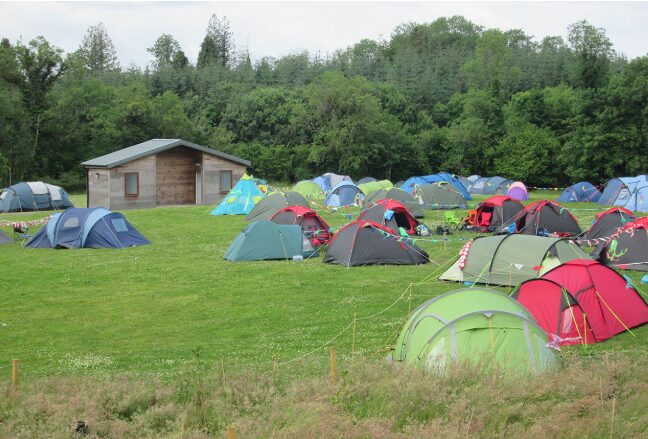Camping at Larch Hill