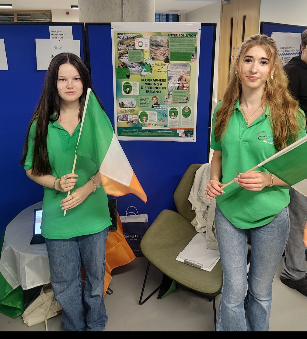Geography students representing ETSS Wicklow
