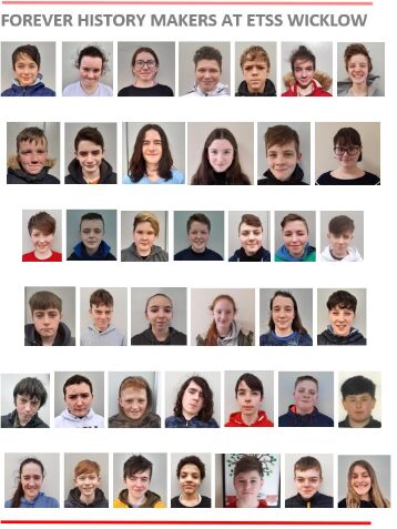 ETSS Wicklow first year group