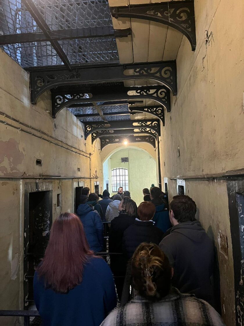 Students visiting Kilmainham Gaol