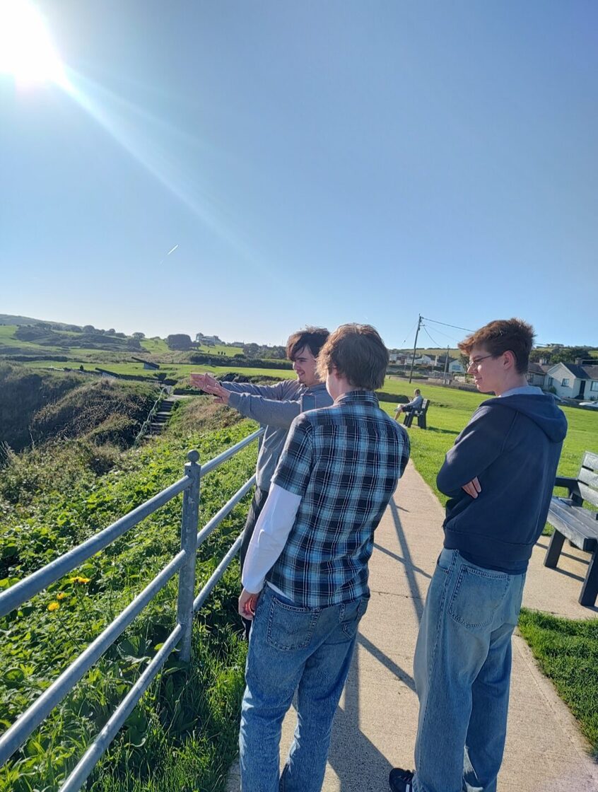 Fluvial fieldwork near Wicklow